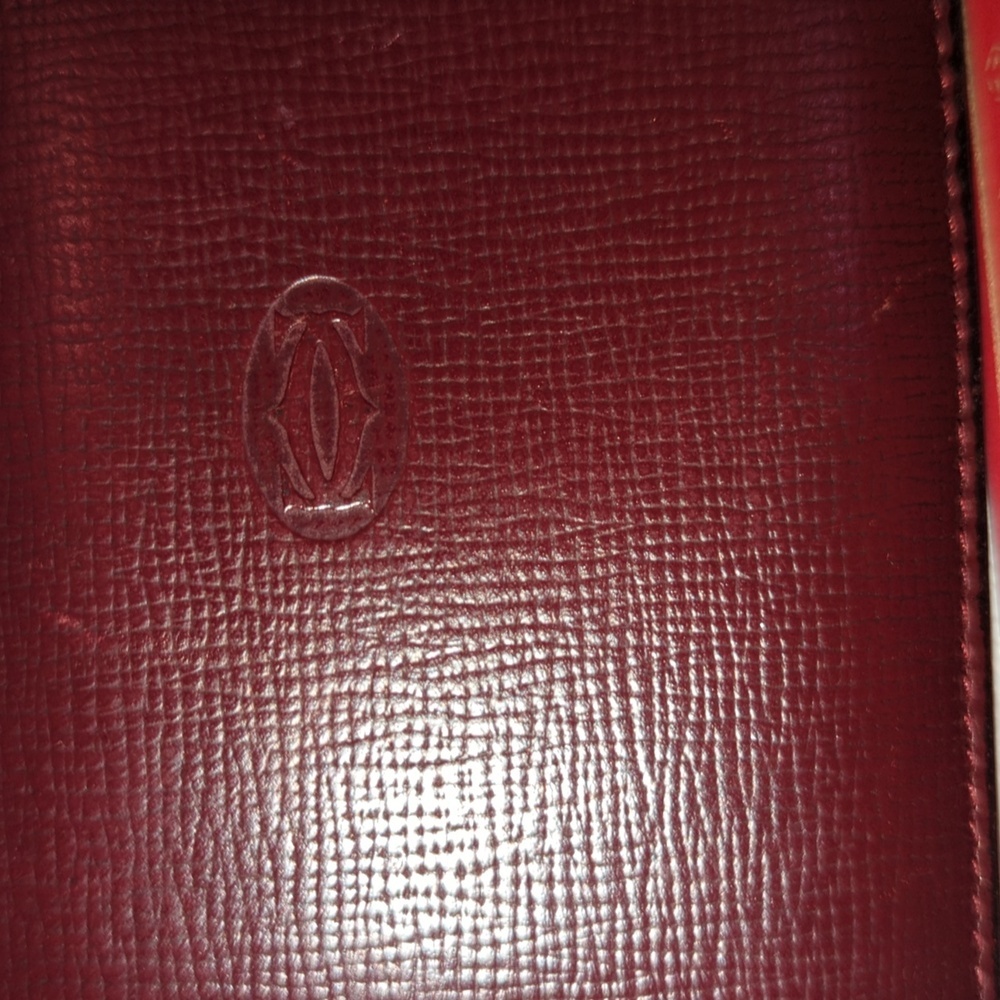 Cartier bourdeaux long wallet with Card - Picture 2 of 16